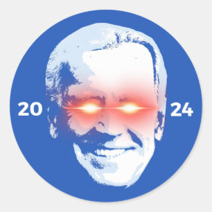 Pegatina Redonda Dark Brandon 2024 Big Head
