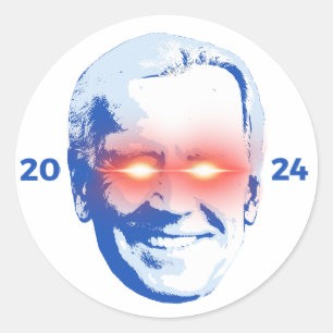Pegatina Redonda Dark Brandon 2024 Big Head