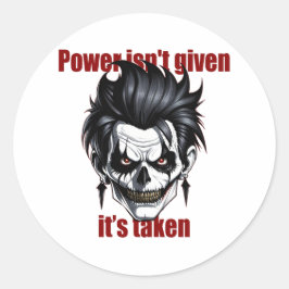 Pegatina Redonda Dark Dominance