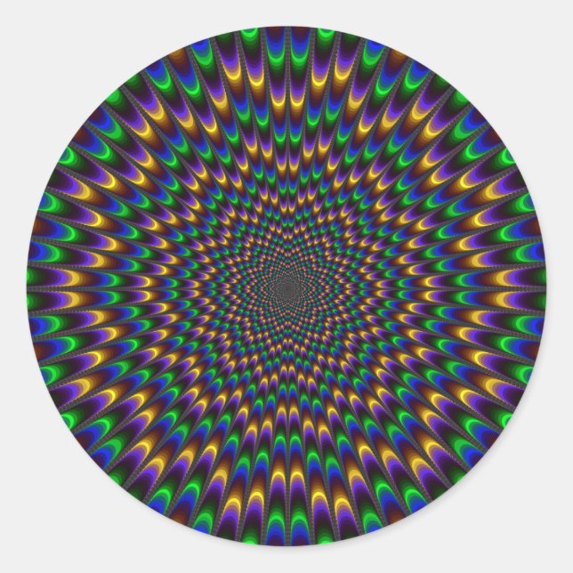 Pegatina Redonda Dark Eye Bender (Anverso)