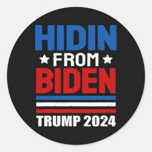 Pegatina Redonda De Biden Kids Men Funny Anti Joe Biden Trump 2002