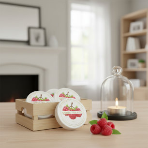 Pegatina Redonda de Frutas para Melts de Cera de F