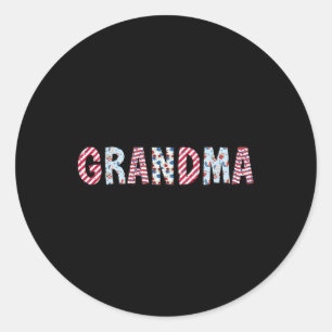 Pegatina Redonda De julio Día Patriótico de la Independencia de las