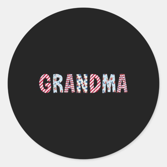 Pegatina Redonda De julio Día Patriótico de la Independencia de las (Anverso)