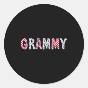 Pegatina Redonda De Julio Día Patriótico Grammy de la Independencia
