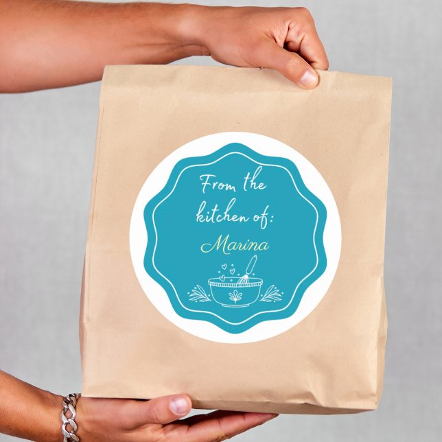 Pegatina Redonda De la cocina de / Blue Bakery and Pastry (Subido por el creador)