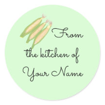 De la cocina de, Corn on the Cob Pegatinas