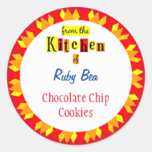 De la cocina de Retro Starburst Editable