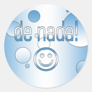 Pegatina Redonda ¡De Nada! La bandera de Guatemala colorea arte po