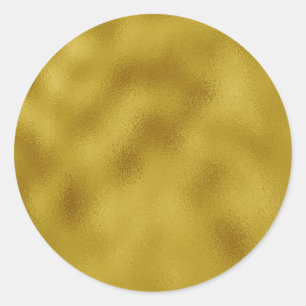 Pegatina Redonda De oro