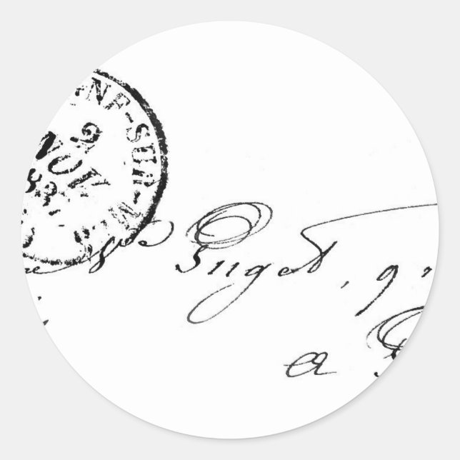 Pegatina Redonda De París (Anverso)