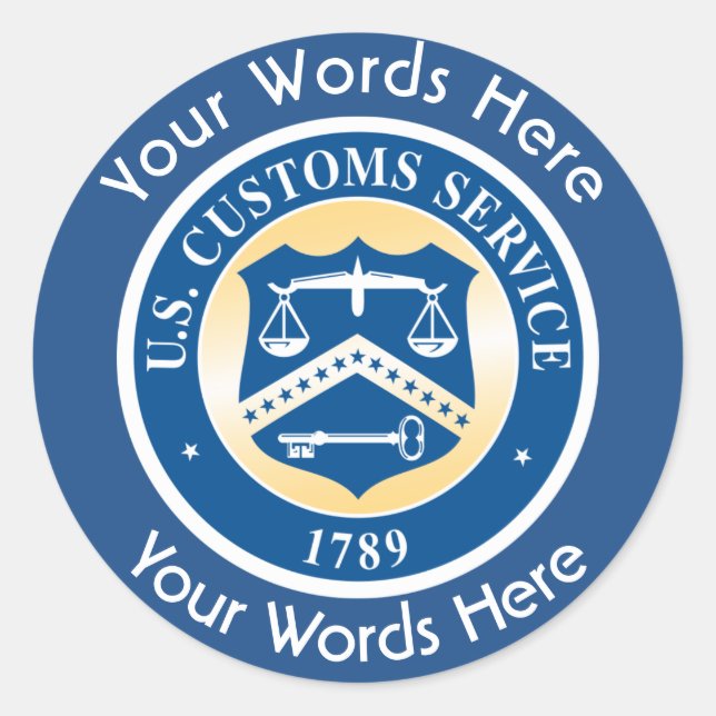 PEGATINA redonda de Personalizado de servicios Per (Anverso)