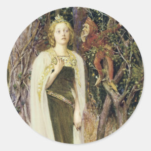 Pegatina Redonda De una vez