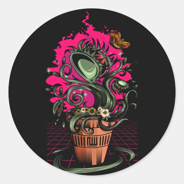 Pegatina Redonda De Venus (Anverso)