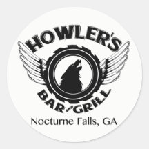 Decal B&W de Howler