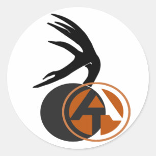 Pegatina Redonda Decal de logotipo "About Tine" de 3" redondas