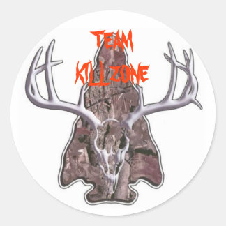 PEGATINA REDONDA DECALES DE RONDA DE 3" TEAMKILLZONE