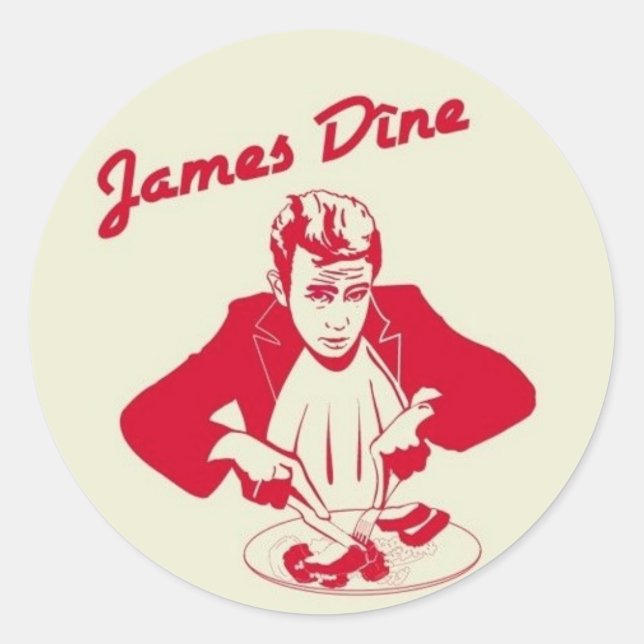 Pegatina Redonda Decano (Anverso)