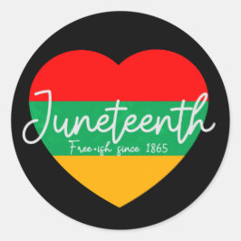 Pegatina Redonda Decimoctavo Abierto desde 1865