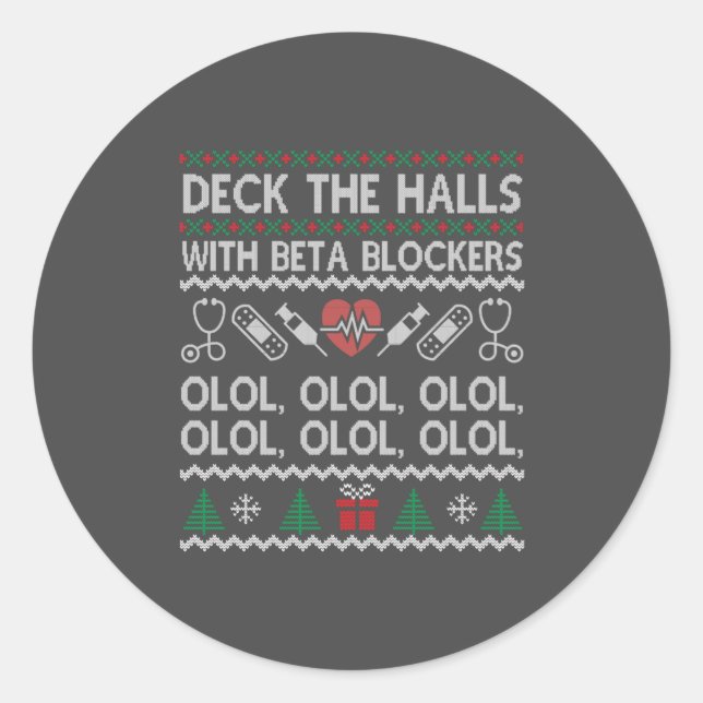 Pegatina Redonda Deck Los Salones Con Blockers Beta OLOL (Anverso)