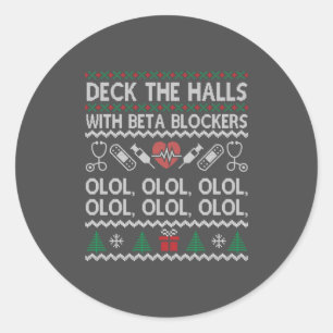 Pegatina Redonda Deck Los Salones Con Blockers Beta OLOL