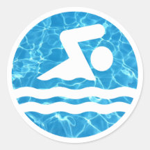 Decoración de natación en piscina de agua de natac