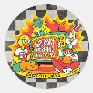 Pegatina Redonda Decoración de portátiles