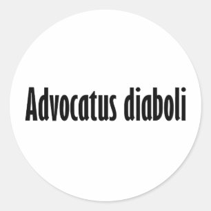Pegatina Redonda defatus diaboli