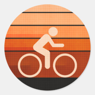 Pegatina Redonda Dejar que se mueva