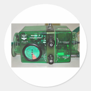 PEGATINA REDONDA DÉLES EL PÁJARO - VENTILADOR