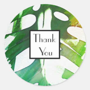 Pegatina Redonda Delicioso Monstruo Regalo de Bodas de Agradecimien