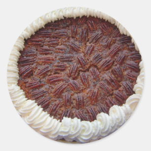 Pegatina Redonda ¡Delicioso Pecan Pie!