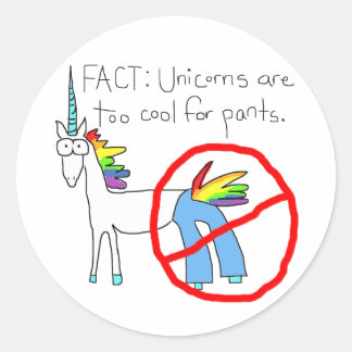 Pegatina Redonda Demasiado Guay para los pantalones