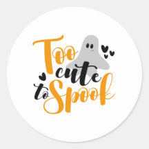 Demasiado Lindo Para Asustar Fantasma Halloween Su