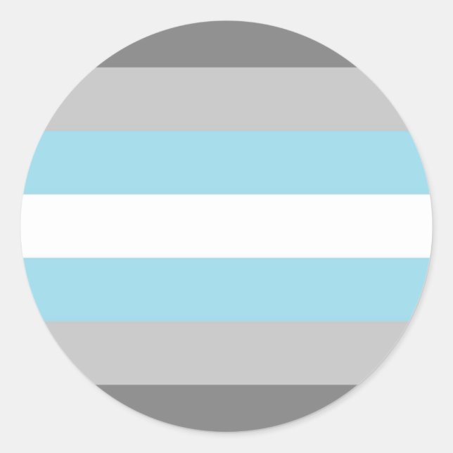 Pegatina Redonda DemiBoy Flag (Anverso)