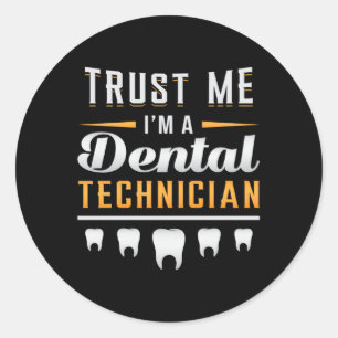 Pegatina Redonda Dentist Dental Teeth Dentistry Tooth Idea