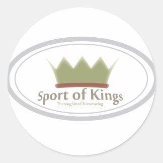 Pegatina Redonda deporte de reyes
