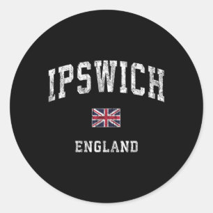 Pegatina Redonda Deportes deportivos Ipswich England