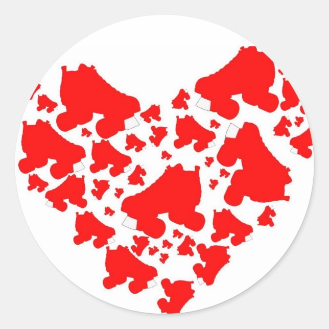 Pegatina Redonda Derby Love (Anverso)