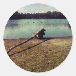 Pegatina Redonda Derivación