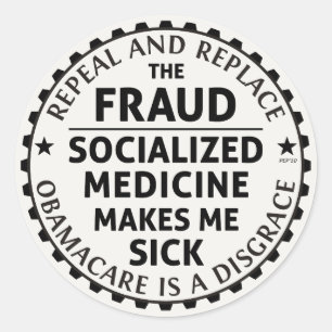 Pegatina Redonda Derogar Y Reemplazar