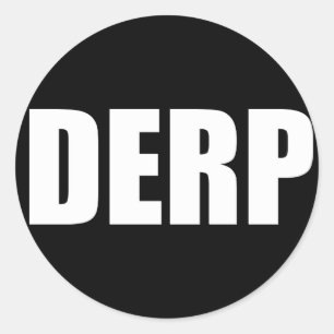 PEGATINA REDONDA DERP