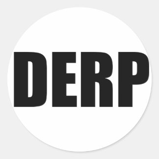 PEGATINA REDONDA DERP