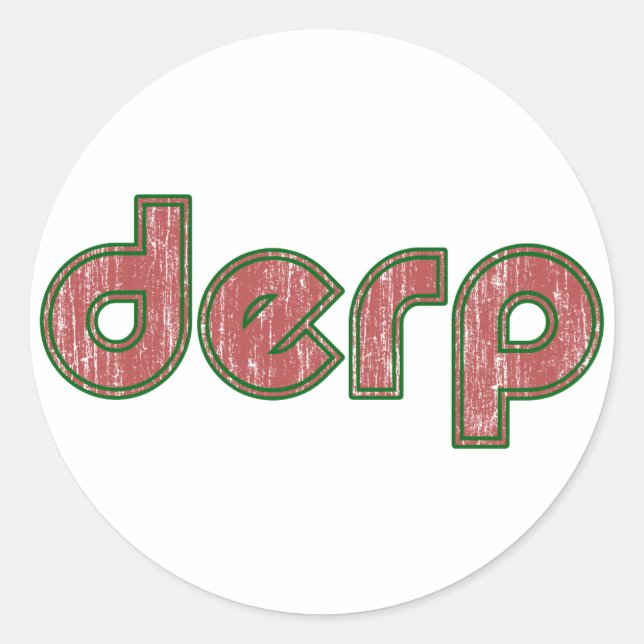 Pegatina Redonda Derp. 4 (Anverso)