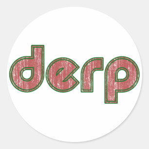Pegatina Redonda Derp. 4