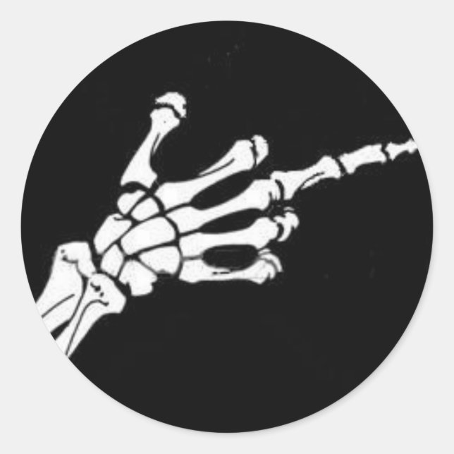 Pegatina Redonda Desactivado (Anverso)