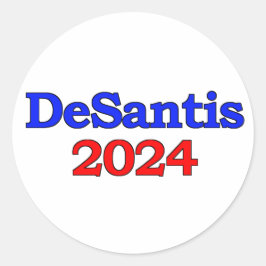 Pegatina Redonda DeSantis 2024