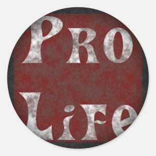 Pegatina Redonda Descolórese para ennegrecerse alrededor de los