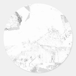 Pegatina Redonda Descubra Pegatinas redondos clásicos de alta calid