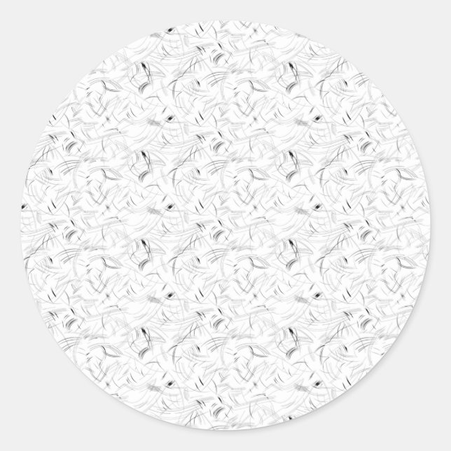 Pegatina Redonda Descubra Pegatinas redondos clásicos de alta calid (Anverso)